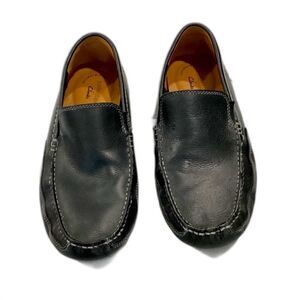 Clark’s Loafers Driving Shoes Men’s Size 8.5 Color Black Leather Slip-On